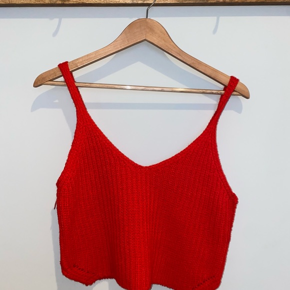 Shein Ribbed Crop Tank - Picture 2 of 2